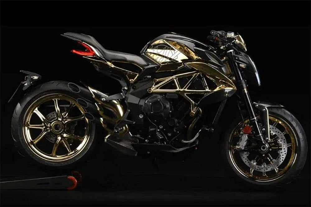MV Agusta Dragster 800 RC Gets A Golden Makeover