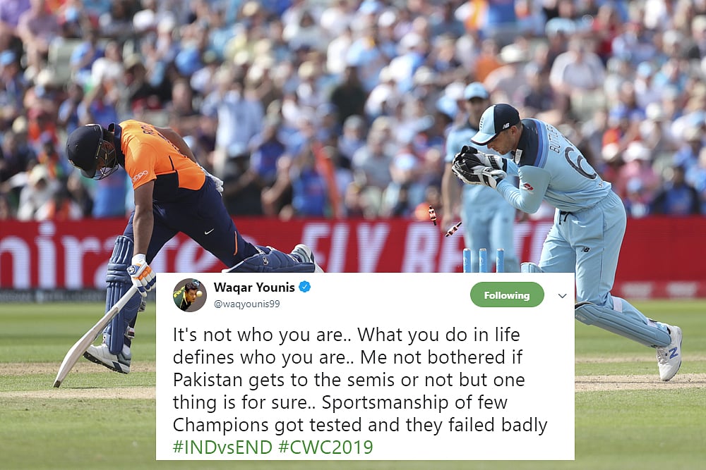 Former Pakistan Captain Waqar Younis Questions Indias Sportsmanship, Twitter Lashes Back