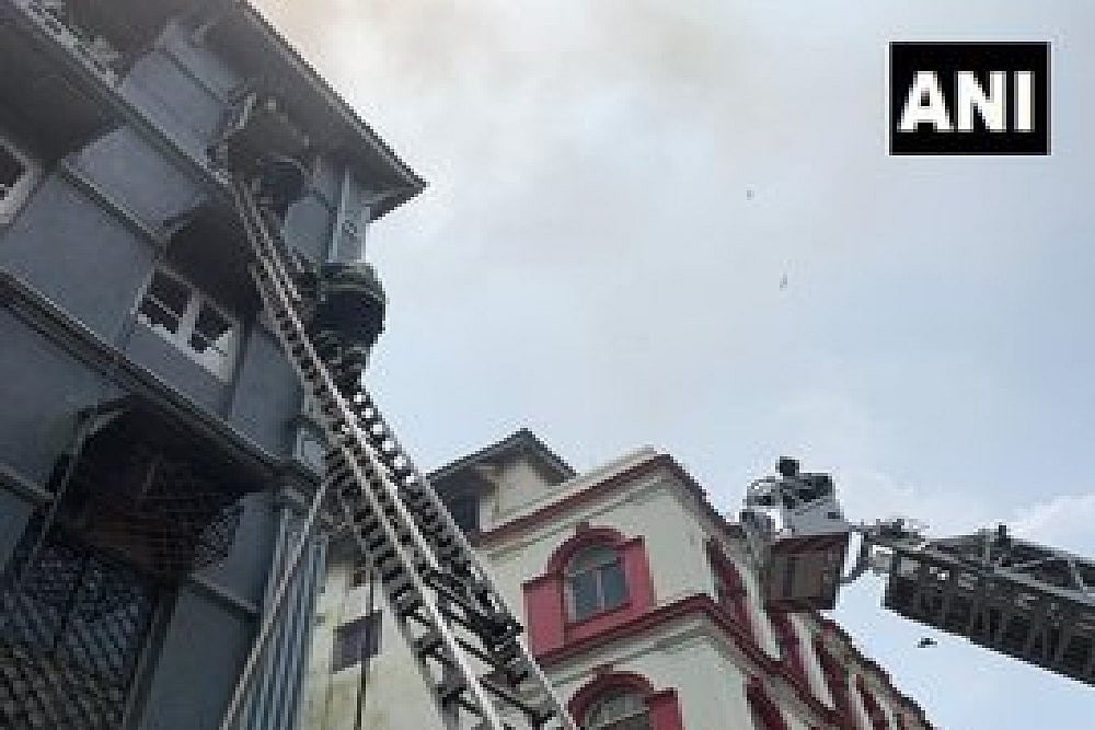 One Person Dead, Several Trapped After Fire Breaks Out At Building Near Taj Hotel In Mumbai