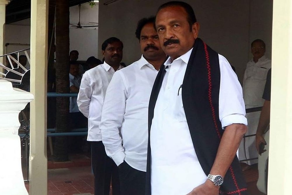 MDMK's Vaiko Sentenced To 1 Year In Jail For 2009 Pro-LTTE Speech