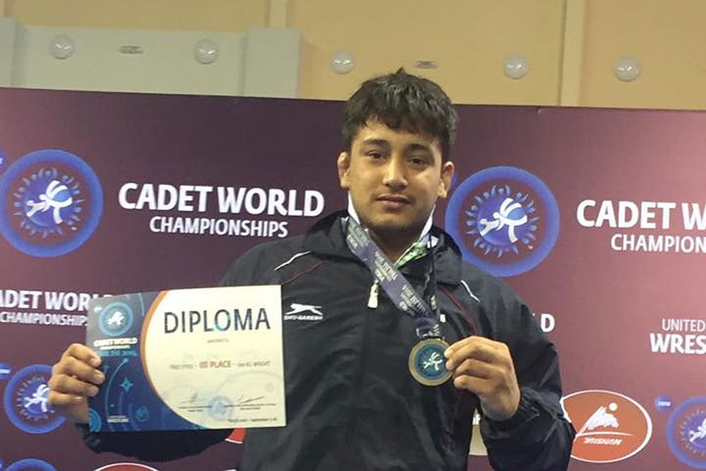 Deepak Punia Becomes Indias First Junior World Champion Wrestler In 18 Years