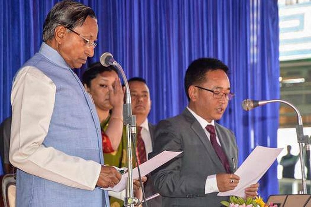 2 SDF MLAs Join Ruling SKM In Sikkim A Day After 10 From Party Joined BJP