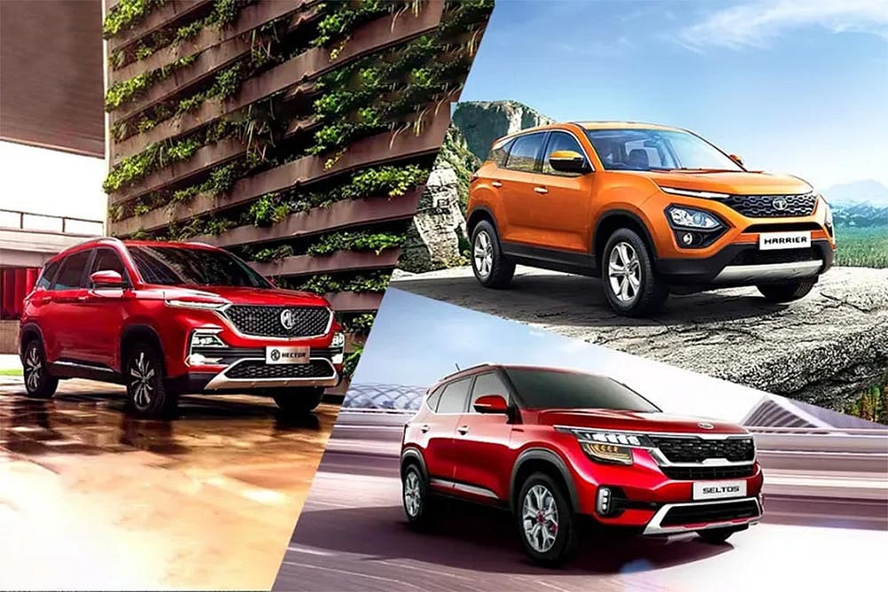 Kia Seltos vs MG Hector vs Tata Harrier: Power, Fuel Efficiency and Dimensions Compared