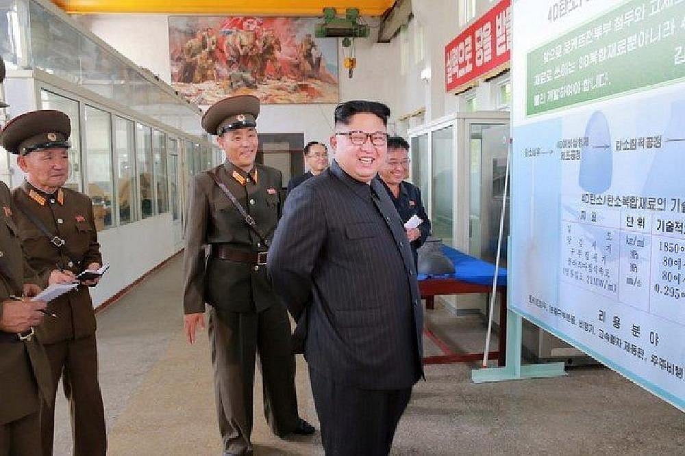 General Kim Jong-sik, who oversaw the tests, described the electromagnetic system and carbon fiber bombs as key additions to the country's military capabilities. - File photo