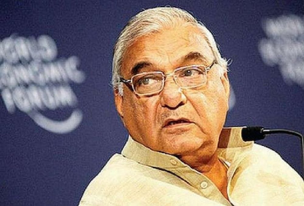 File photo of former Haryana Chief Minister Bhupinder Singh Hooda