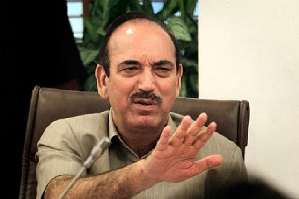 Congress Leader Ghulam Nabi Azad