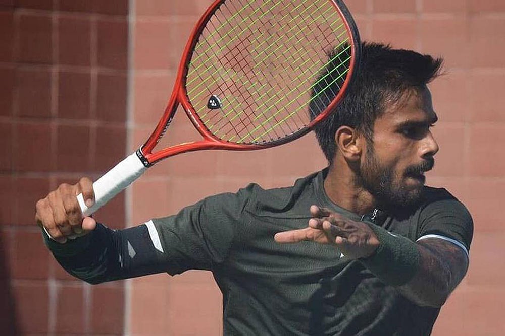 File  : Indian tennis player Sumit Nagal. 