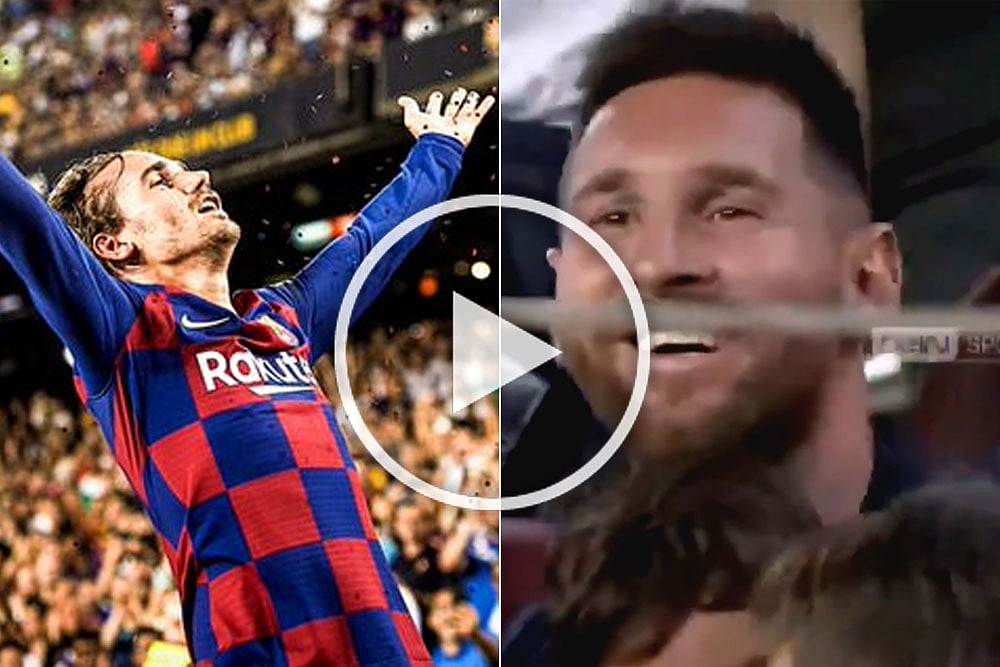 Antoine Griezmann Copied Lionel Messi, LeBron James In Goalscoring Barcelona Display – WATCH