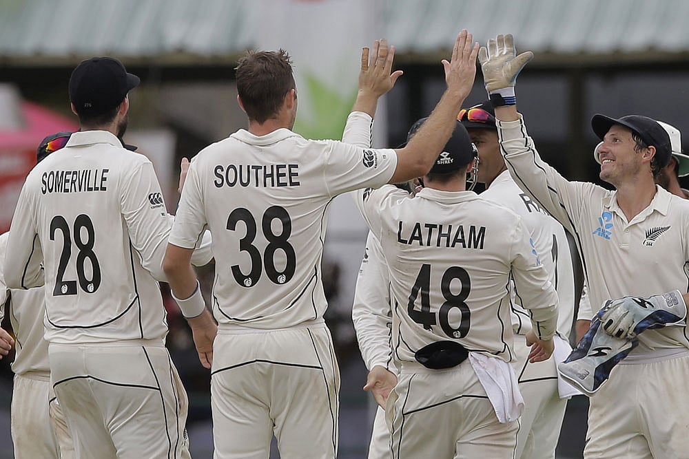 SL Vs NZ, 2nd Test Highlights: New Zealand Beat Sri Lanka By An Innings And 65 Runs, Level Series 1-1