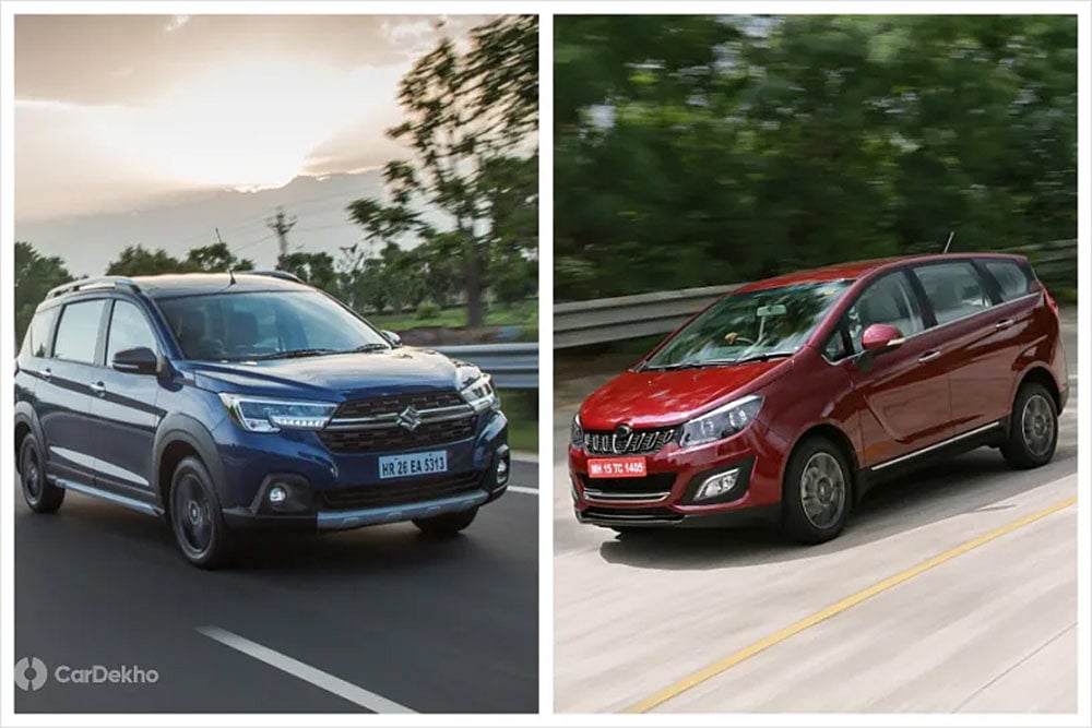 Maruti Suzuki XL6 vs Mahindra Marazzo: In Pics