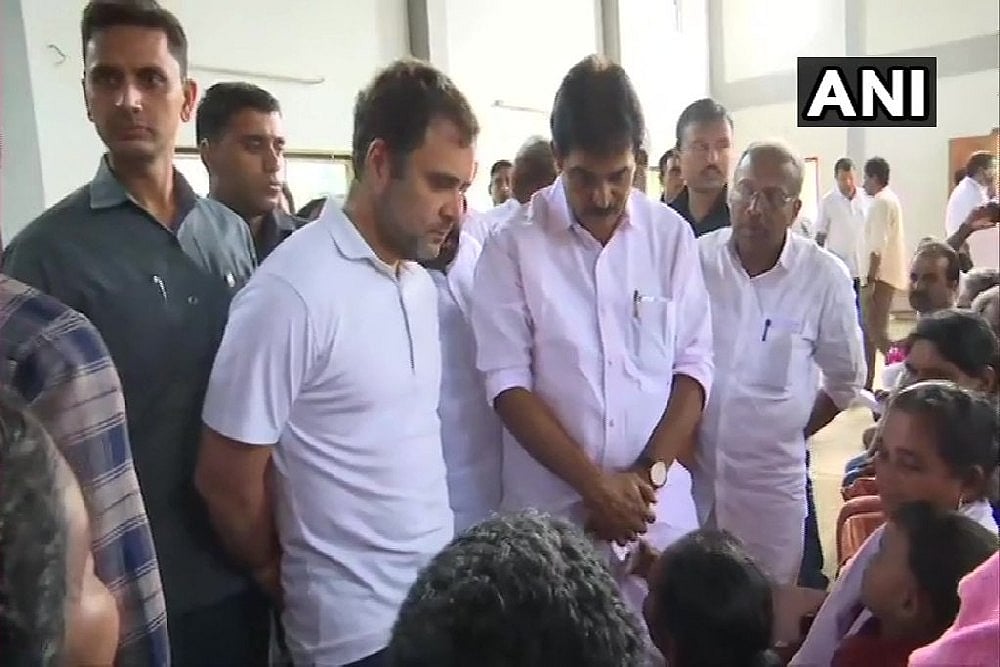 Rahul Gandhi On 4-Day Visit To Relief Camps In Flood-Hit Wayanad