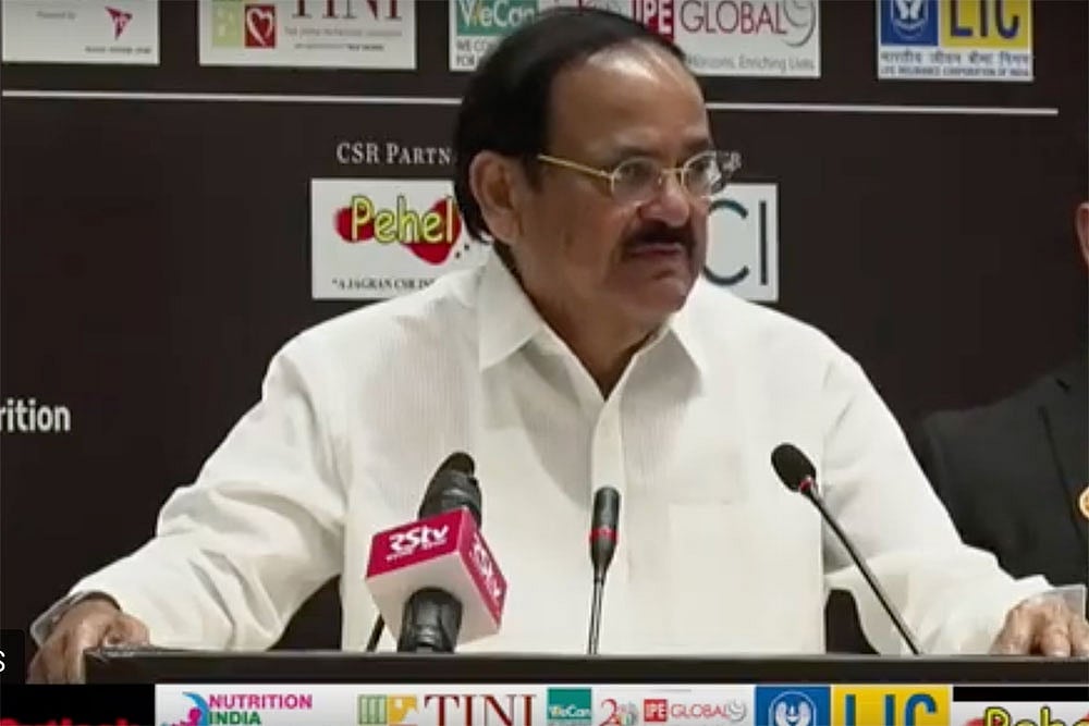 Outlook Poshan Awards 2019: Need To Educate People About Nutrient Food, Says Naidu