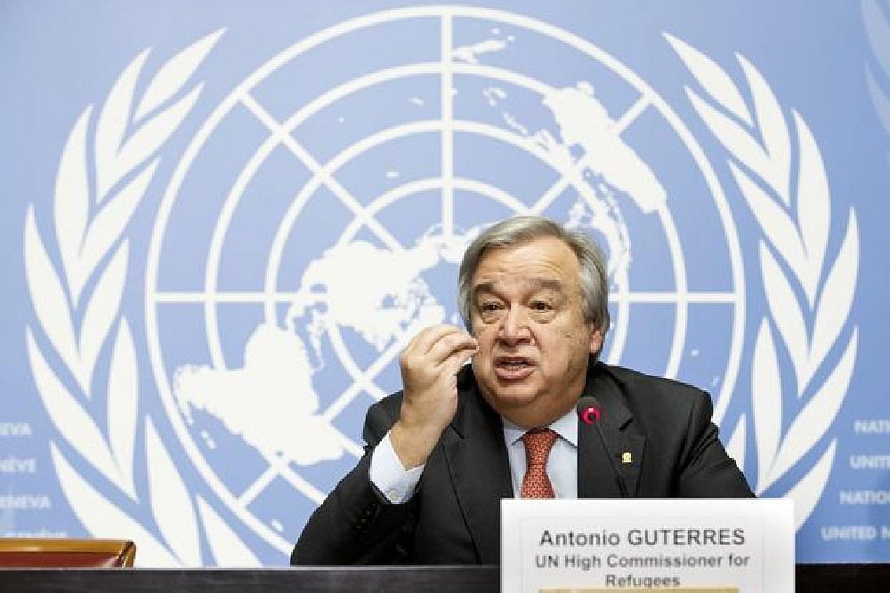 File image : UN Secretary General Antonio Guterres