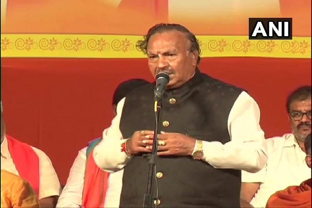 Minister for Rural Development and Panchayat Raj K S Eshwarappa. (ANI photo)