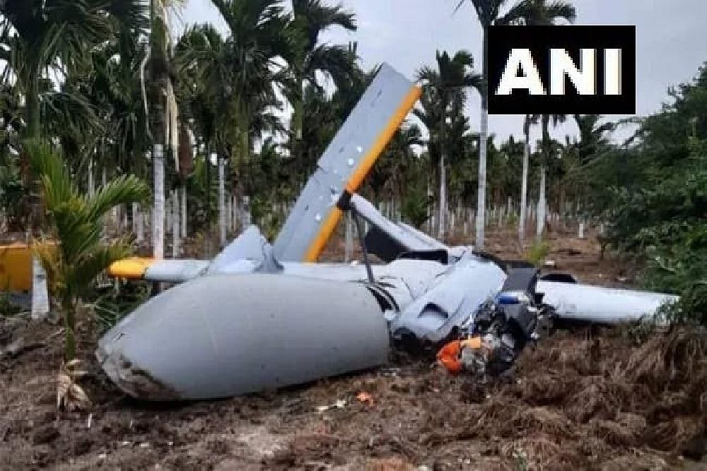 DRDOs Rustom-2 Drone Crashes In Karnataka During Trial