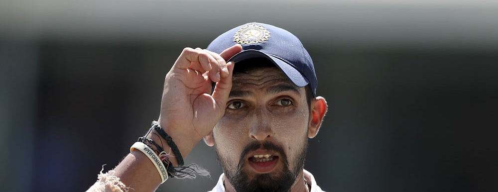 File photo : India cricketer Ishant Sharma picked up the only wicket to fall on Day 1 of the Delhi vs Baroda, Group D match in Ranji Trophy 2024. 