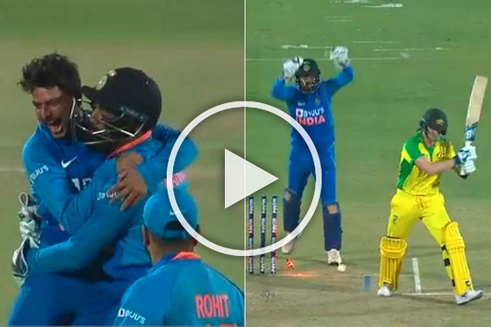 IND Vs AUS, 2nd ODI: Kuldeep Yadav Leaves Steve Smith  Swinging His Bat In Anger - WATCH