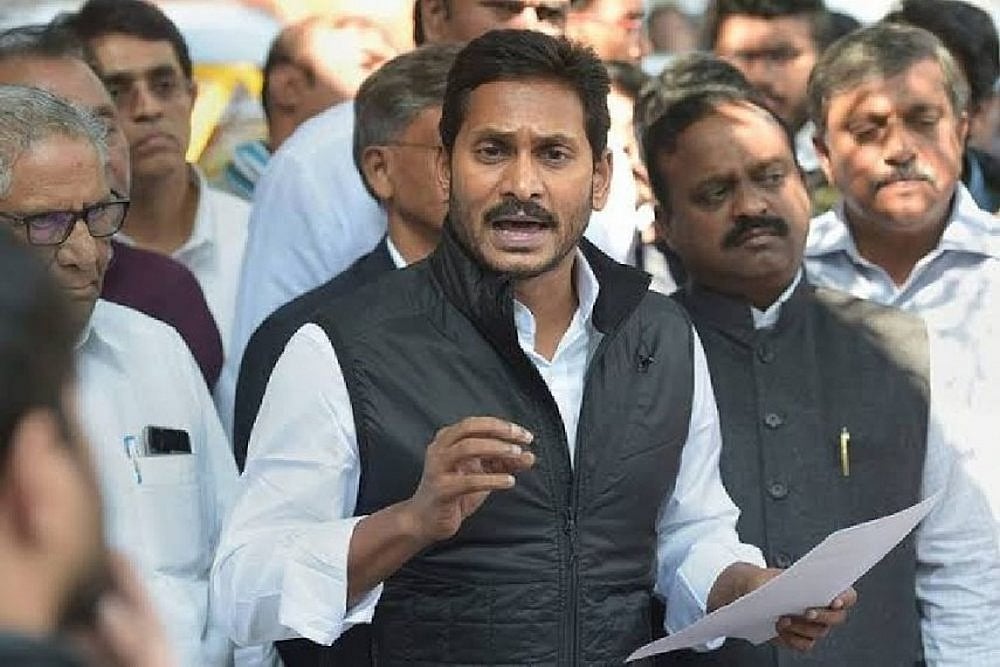 Y S Jagan Mohan Reddy, Chief Minister of Andhra Pradesh.