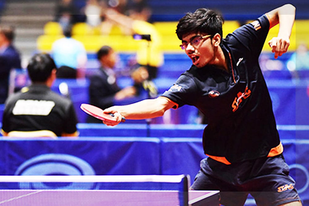 Manav Thakkar in action