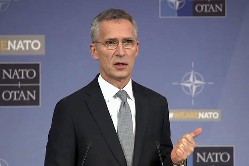 NATO secretary general Jens Stoltenberg.