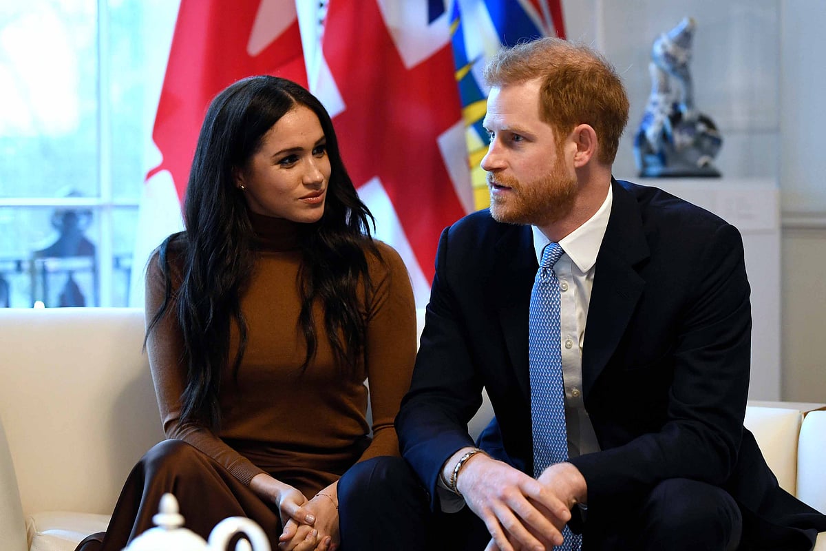 Britains Prince Harry and Meghan, Duchess of Sussex