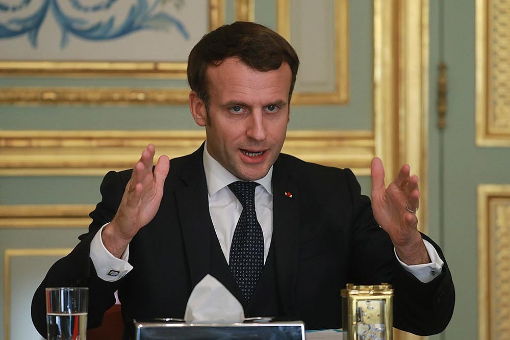 Emmanuel Macron Targets His Opponent Marine Le Pen For Russia Leaning, Muslim Headscarf Ban Pledge