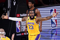 File/AP : LeBron James in action for LA Lakers