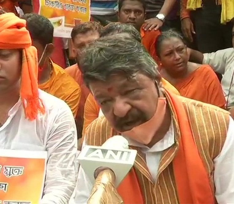 Violence Erupts Between WB Police, BJP Workers During Saffron Partys ‘March To Nabanna