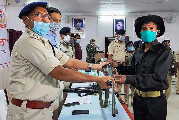 27 Naxals Surrender In Chattisgarh's Dantewada District