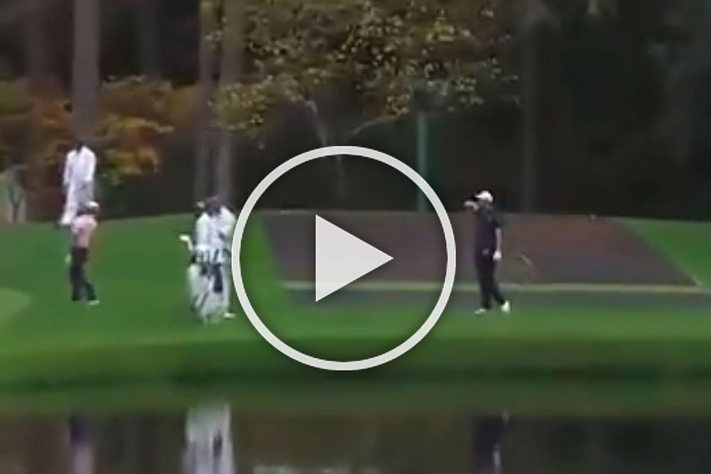 Best Hole-in-one Ever! Jon Rahm Makes Stunning Ace During Masters Practice - WATCH