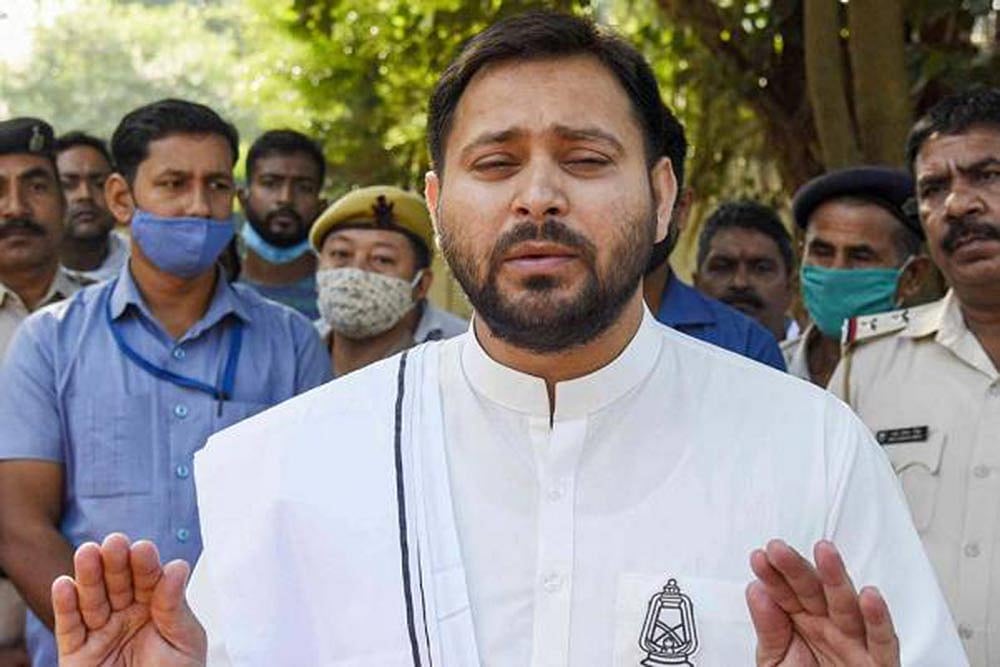 RJD leader Tejashwi Prasad Yadav 