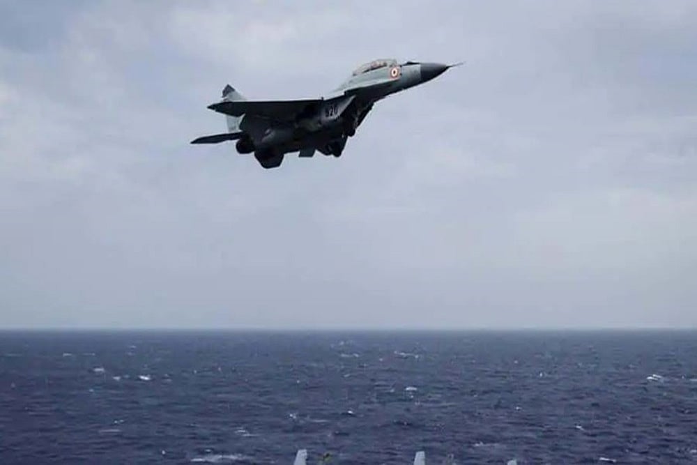 Indian Navy’s MiG-29K Trainer Jet Crashes Into Sea, One Pilot Saved, Another Missing