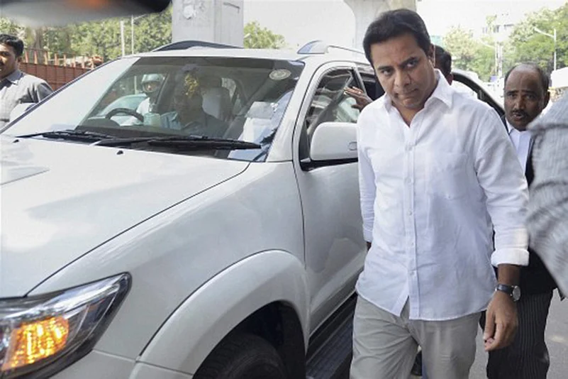 KTR hyderabad airport