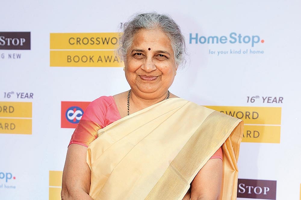 | File Pic : Sudha Murthy's Raksha Bandhan Post Sparks Controversy 