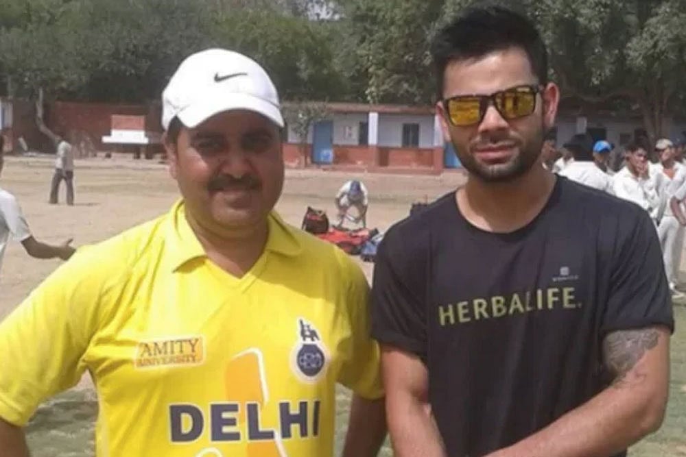Virat Kohlis Childhood Mentor Raj Kumar Sharma Appointed Coach Of Delhi Ranji Cricket Team