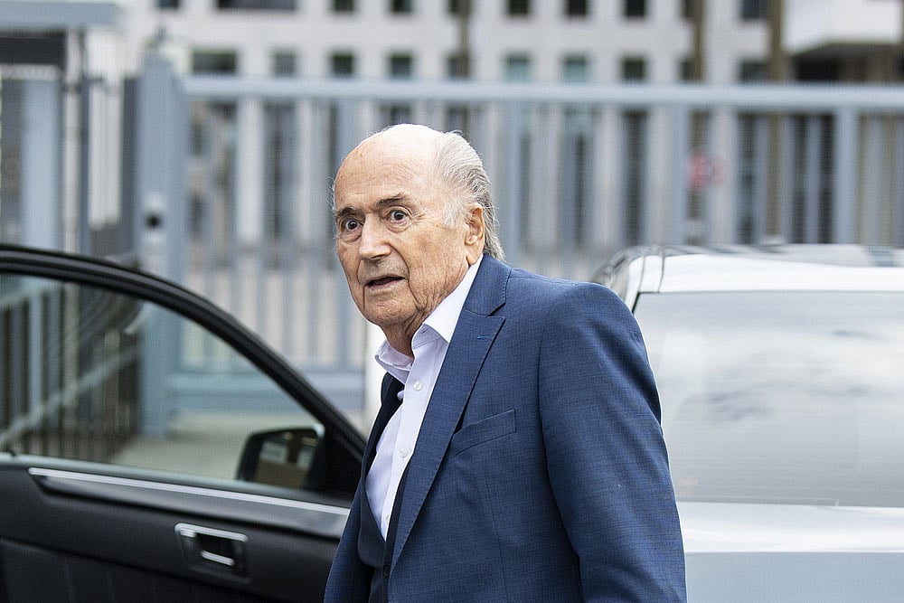 Blatter was banned from participating in FIFA activities in 2015 amid corruption charges, which will continue till 2027.