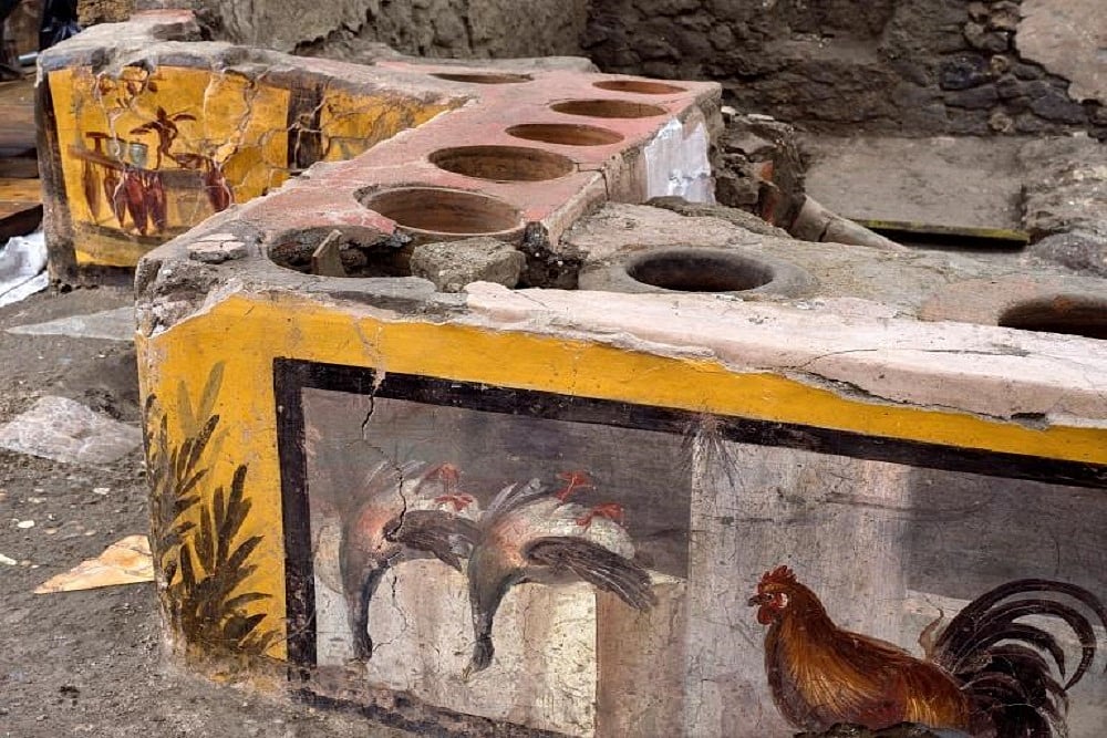 Old But Still Gold: Archaeologists Unearth Street Food Shop In Pompeii Remains