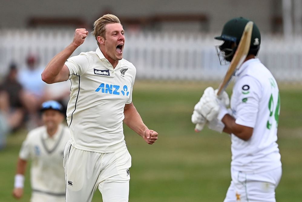 NZ bowler Kyle Jamieson will miss the 1st Test due to a stress fracture of the back.