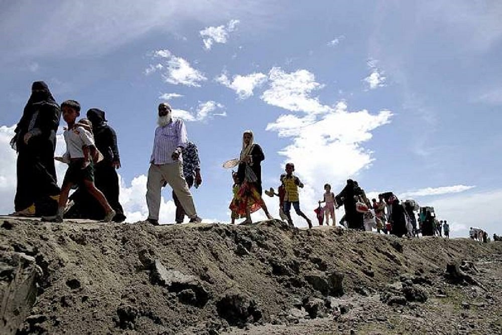 File Photo : Representational Image of Rohingya refugees