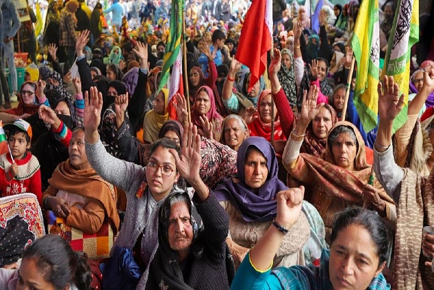 Anti-CAA protest at Shaheen Bagh, Delhi.