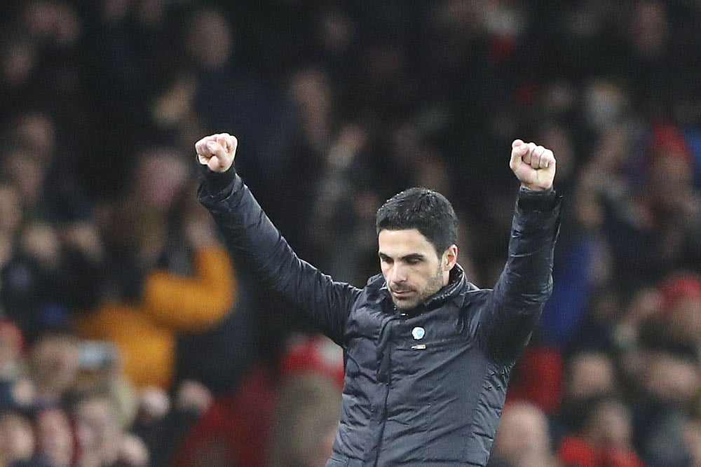 Mikel Arteta and Arsenal are top of the EPL table and head into the NLD as favourites.