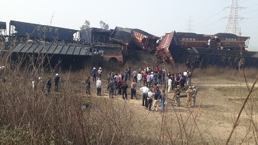 Three Dead As Two Cargo Trains Collide In Madhya Pradesh