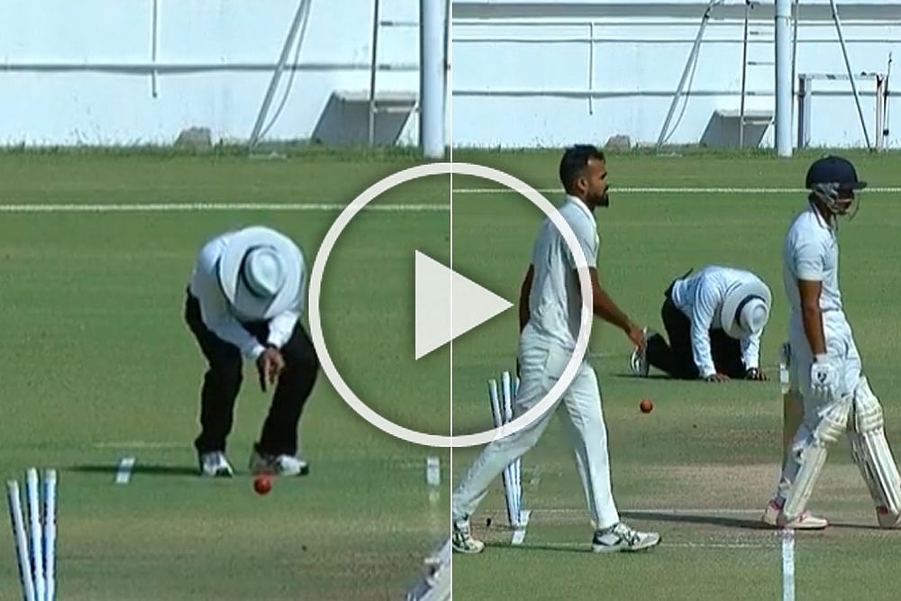 Ranji Trophy Final: Umpire Does Double Duty In Bengal Vs Saurashtra Clash After Strange Injury To Partner - WATCH