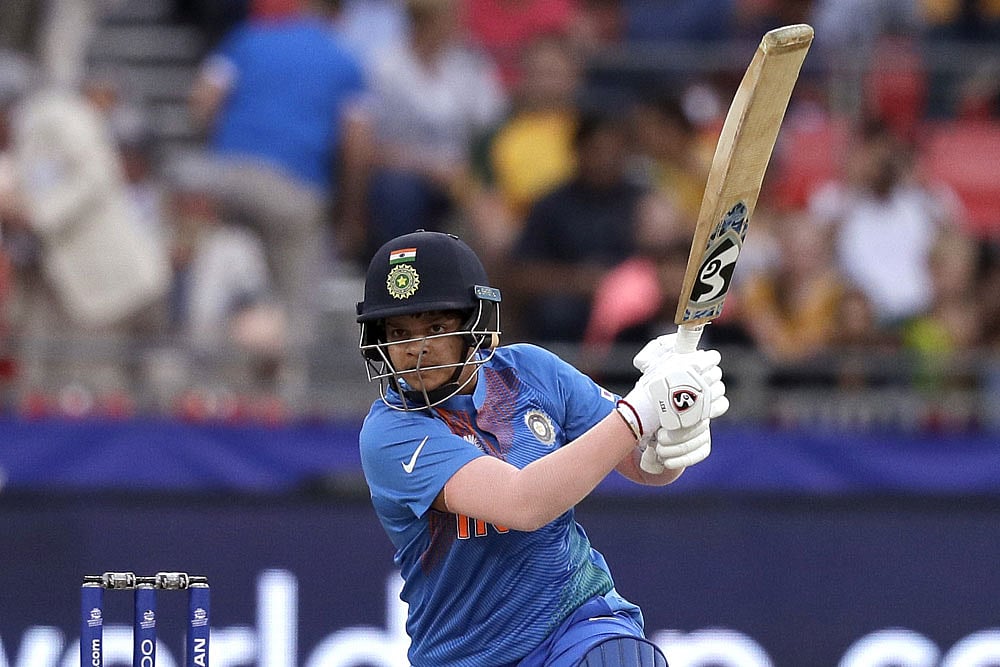 Skipper Shafali Verma was out on the first delivery of the match.