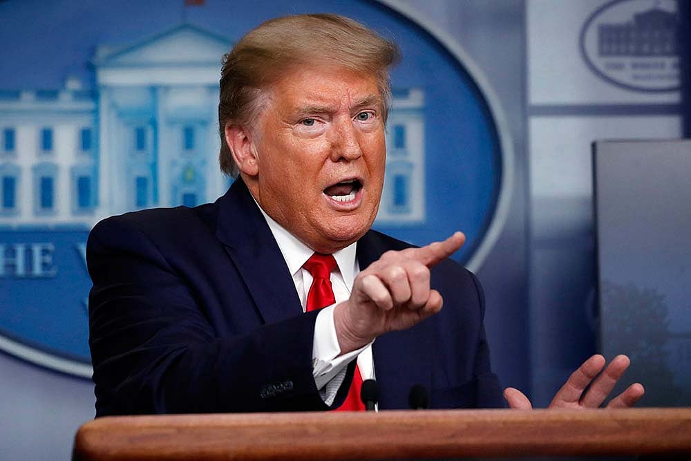 Donald Trump Halts WHO Funding For Covering Up Spread Of Coronavirus