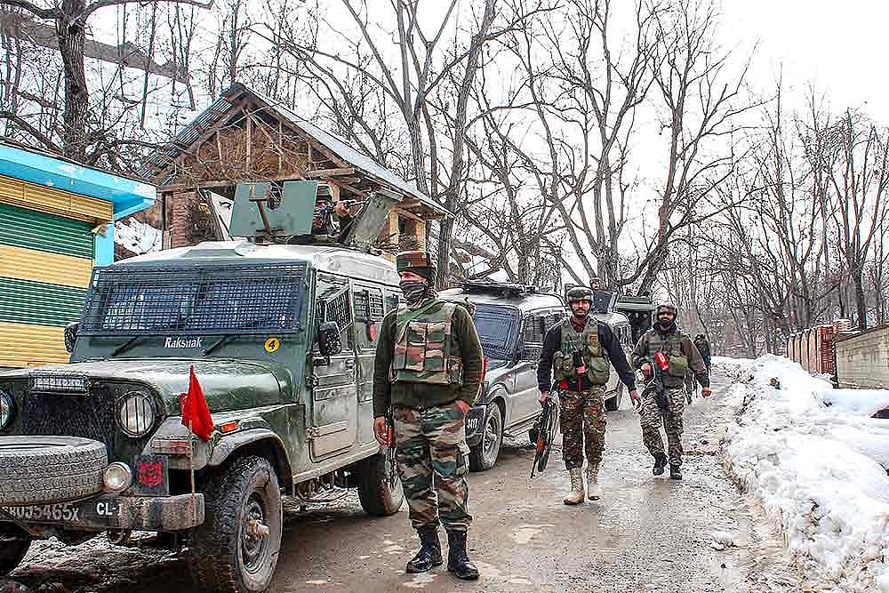 Search operation for terrorists behind the IAF convoy attack in J&K's Poonch district enters second day