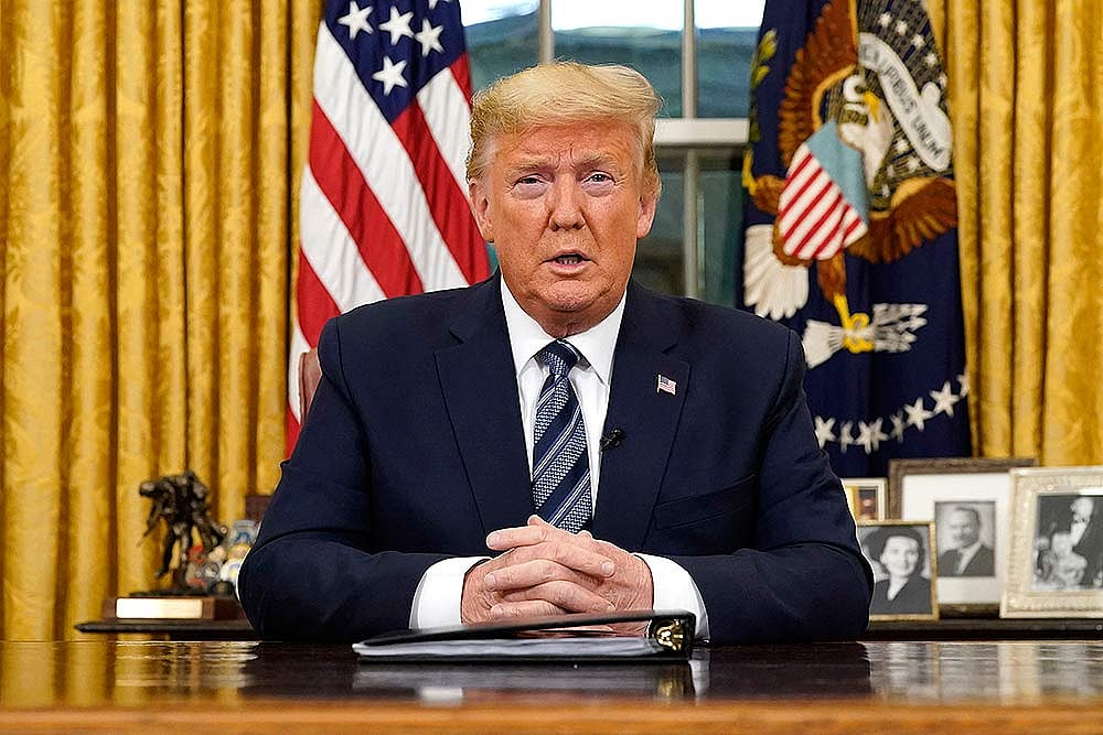 US President Donald Trump - null