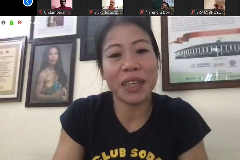 Mary Kom Conducts Online Session On Injury-Management For Boxers
