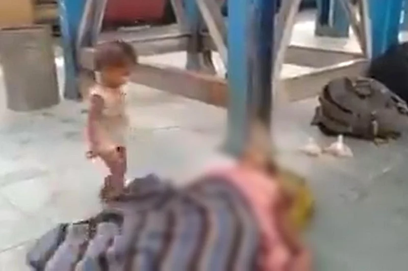 Migrant Crisis: Child Tries To Wake Dead Mother At Bihar Railway Station