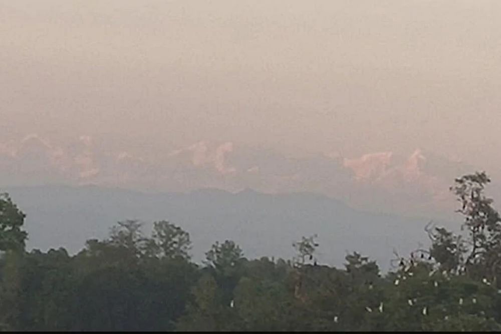 Snow-Capped Himalayas Visible From Bihar Village After Decades, Pics Go Viral